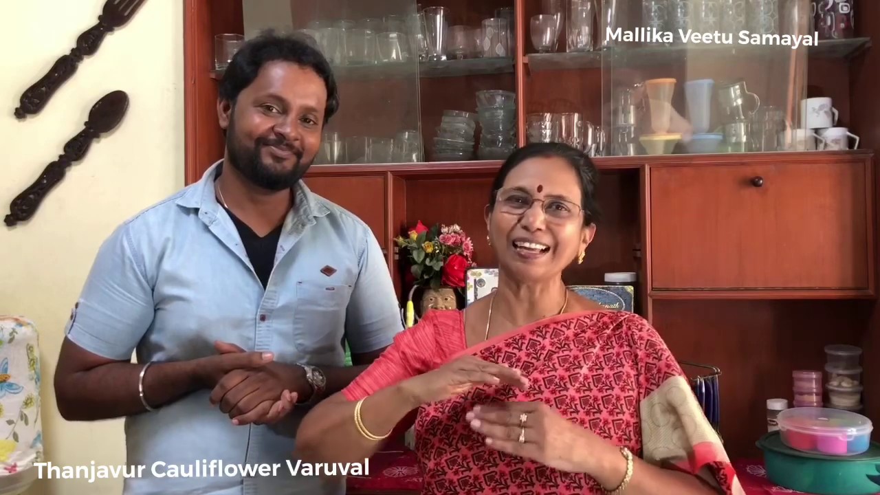 Thanjavur Cauliflower Varuval by Dosakkal Suresh along with Mallika Badrinath/ காலிப்ளவர் வறுவல்