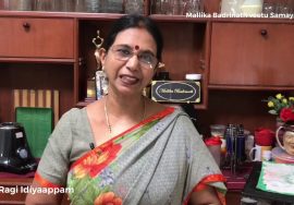 Ragi Idiyappam/ கேழ்வரகு இனிப்பு இடியாப்பம்/Finger millet sweet – By Mallika Badrinath – Tamil
