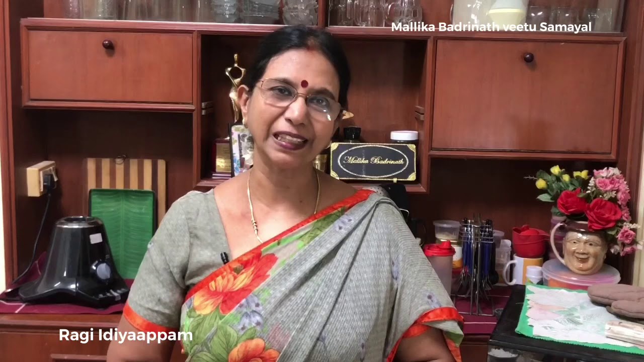 Ragi Idiyappam/ கேழ்வரகு இனிப்பு இடியாப்பம்/Finger millet sweet – By Mallika Badrinath – Tamil