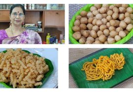 Seedai&Mullu Murukku/ கோகுலாஷ்டமி-உப்பு சீடை இப்படி செய்தால் வெடிக்காது –  Mallika Badrinath