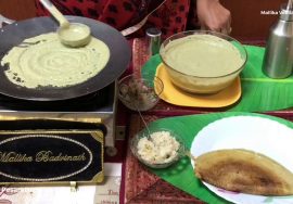 ANDHRA PESARATTU with INJI CHUTNEY