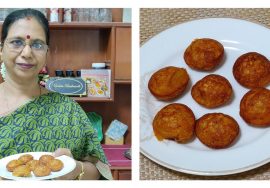 அவல் வெல்ல குழிப்பணியாரம் – மெத்தென்று செய்வது எப்படி Riceflakes sweet paniyaram- Mallika Badrinath.