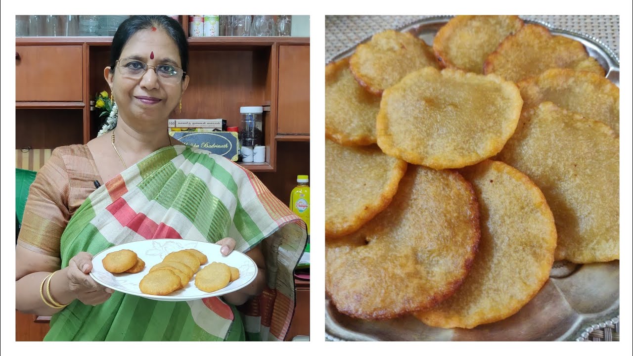 Vinayaka chadhurthi Appam-Chettinad style (Kandharappam) -அப்பம் செய்வது சுலபம் – Mallika Badrinath.