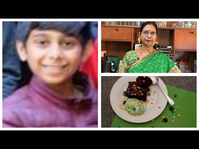 My Grandson’s Eggless Brownie Cake