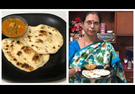 Butter Naan (without Tandoor ) / பட்டர் நான் – வீட்டிலேயே செய்யலாம் – ஹோட்டலை விட நன்றாக