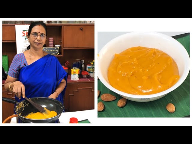 பாதாம் அல்வா எல்லோருக்கும் பிடிக்கும் இனி வெளியில் வாங்காமல் வீட்டிலேயே செய்யலாம் / Badam Halwa