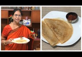 Horsegram Dosa  – Diabetic  friendly / சத்துக்கள் நிறைந்த  கொள்ளு தோசை/எல்லா வயதினருக்கும் ஏற்றது.