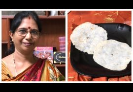 Arisi Mavu Rotti/ Rice flour roti  – Karnataka  style ( Kerala pathiri ) / அரிசி மாவு ரொட்டி