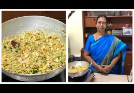 கொத்தமல்லி புதினா சாதம் /By Mallika Badrinath / Mint coriander rice /Lunch box -No onion garlic