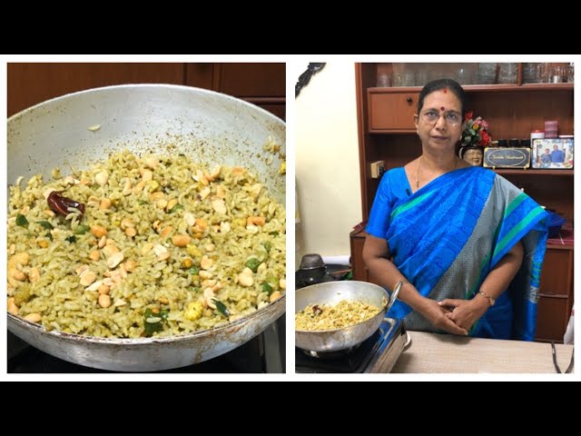 கொத்தமல்லி புதினா சாதம் /By Mallika Badrinath / Mint coriander rice /Lunch box -No onion garlic