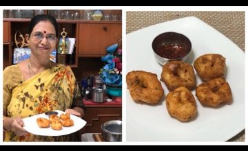 Onion Vadai / மொறு மொறு வெங்காய வடை – யாருமே வேண்டாமென்று சொல்ல மாட்டார்கள்