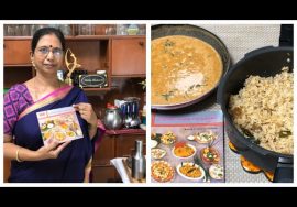 Roasted Rice Sojji- No onion, garlic Tiffin./ வறுத்தஅரிசி சொஜ்ஜி,  எள்ளுப்பச்சடி.ஆரோக்கியமானது.