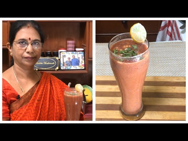 Watermelon mocktail – Iron Rich , Nutrients Rich drink. தர்பூசணி மாக்டெயில்ஜூஸ்