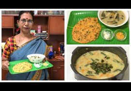 Diabetic special Adai & Aviyal / வெந்தயக் கீரை அடை , கேரள அவியல்