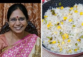 Broccoli Paneer Sweetcorn Fried Rice / ப்ரக்கோலி பனீர் ஸ்வீட்கார்ன் ரைஸ் –  – Mallika Badrinath
