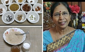 Sukkumalli coffee-சுக்குமல்லிகாபி தினமும் குடித்தால் கால்வலி போகும் என்றார் பாட்டி-Mallika Badrinath