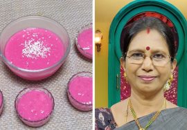 Strawberry souffle Vegetarian -Star hotel Dessert – நாமே சுலபமாக செய்யலாம்- Mallika Badrinath
