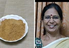 Chat Masala powder for Chats &sweet corn/பானி பூரிபேல்பூரிக்கேற்ற சாட்மசாலா பொடி- Mallika Badrinath.