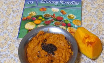 Yellow Pumpkin chutney/பரங்கிக்காய்  சட்னி -இட்லி,தோசைக்கு கூடுதல் சுவை #Shorts10 Mallika Badrinath