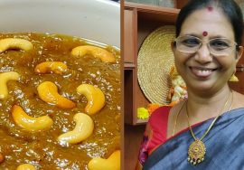 நேந்திரம்பழ அல்வா  / Kerala Banana Halwa / வாழைப்பழ அல்வா – Mallika Badrinath