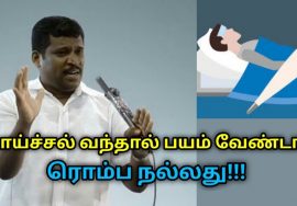 காய்ச்சல் வந்தால் ரொம்ப நல்லதுங்க | Healer Baskar speech on benefits of fever