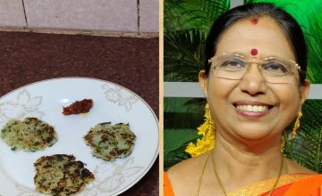 #Shorts 92:சர்க்கரை வள்ளிக்கிழங்கு அடை -மல்லிகா பத்ரிநாத்