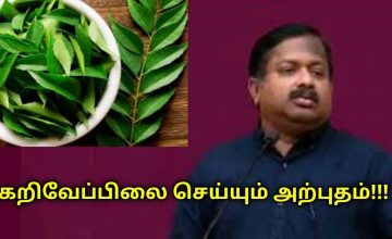 கறிவேப்பிலை செய்யும் நன்மைகள் | Dr.Sivaraman speech on curry leaves
