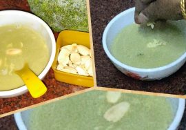 #Shorts 105:Cheese Broccoli Almond soup / Roasted Almond Broccoli soup / ப்ரக்கோலி சூப்