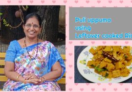 #Shorts 117:Leftover conversion  3 in 1 Tiffin – Part 2 / பழைய சாத புளி உப்புமா – Mallika Badrinath