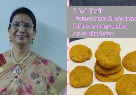 #Shorts120-Puli kooze( Pulusu Amruthapalam) using leftover rice-3in1tiffin-Part 3-One batter 3tiffin