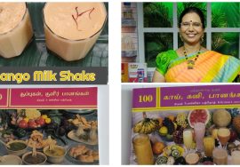 #Shorts140:மாம்பழ மில்க் ஷேக் Mango milk shake with available ingredients at home-Mallika Badrinath