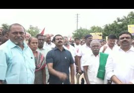 கீழ்பவானி கான்கிரீட் வாய்க்கால் திட்டத்தை எதிர்த்து சீமான் தலைமையில் மாபெரும் கண்டன ஆர்ப்பாட்டம்