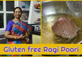 #Shorts151 : Ragi poori – Gluten free / கேழ்வரகு பூரியை இப்படியும் செய்யலாம்