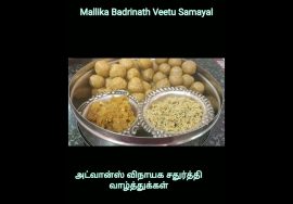 Happy Vinayaka Chadhurthi to all / அட்வான்ஸ் விநாயக சதுர்த்தி நல்வாழ்த்துகள் – Mallika Badrinath