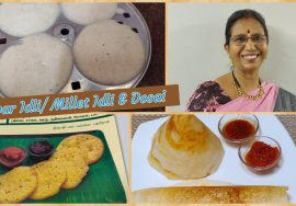 #Shorts169#Jowar Idli&Dosai/வெள்ளைசோள இட்லி&தோசை ஒரே மாவில்.மிக்ஸியில் அரைத்தாலும் மெத்தென்று வரும்.