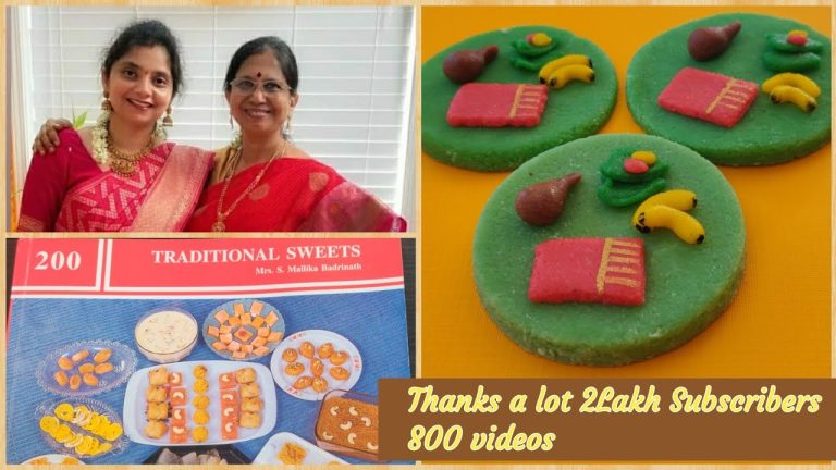 Thamboolam katli/Almond katli base& Almond Marzipan for decoration-By Suhasini Pradeep-Thanks giving