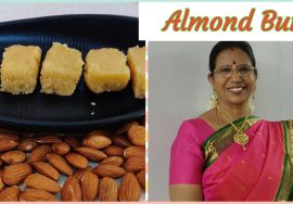 Deepavali special -Badam Burfi |Almond Burfi using Almond Flour -Quick Method Mallika Badrinath