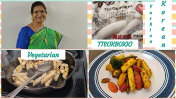 இப்படியும் டிபன் செய்திருக்கின்றீர்களா?korean food TTEOKBOKKI – Fushion Vegetarian Mallika Badrinath