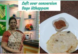 #Shorts 183- Sago Uthappam Tips &Tricks -புளித்த இட்லி மாவை சுவையான ஜவ்வரிசி ஊத்தப்பம் ஆக்கலாம்