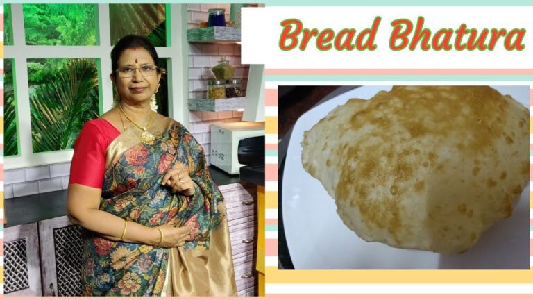 சோளா பூரியை விதவிதமாக செய்யலாம்/பிரட் பதூரா -Bread Bhatura – Mallika Badrinath